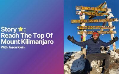Histoire : Atteindre le sommet du Kilimandjaro avec Jason